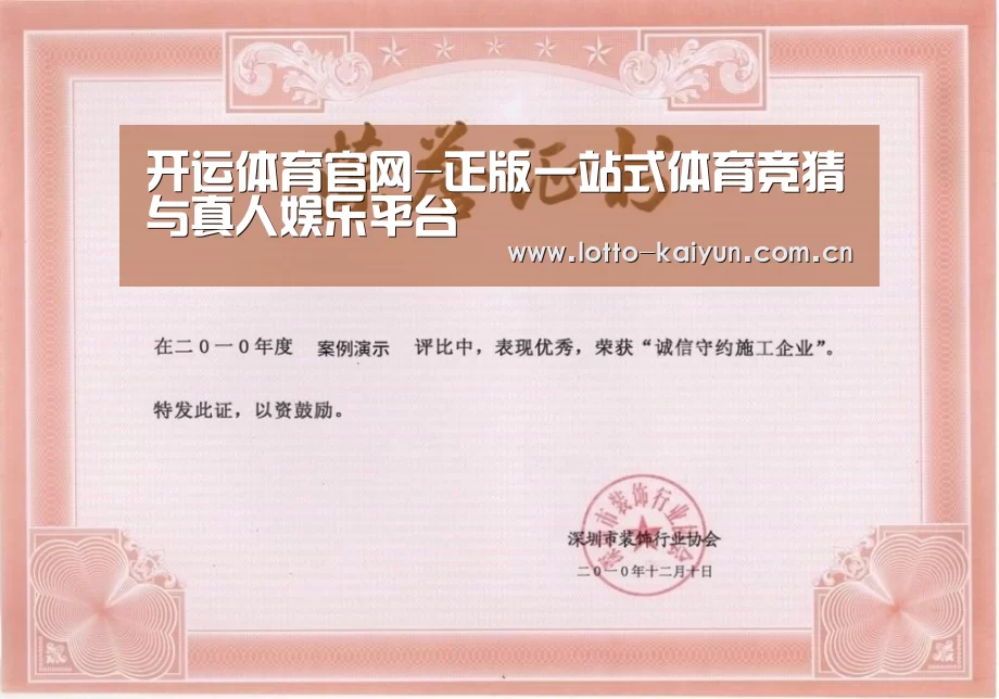 荣誉证书二